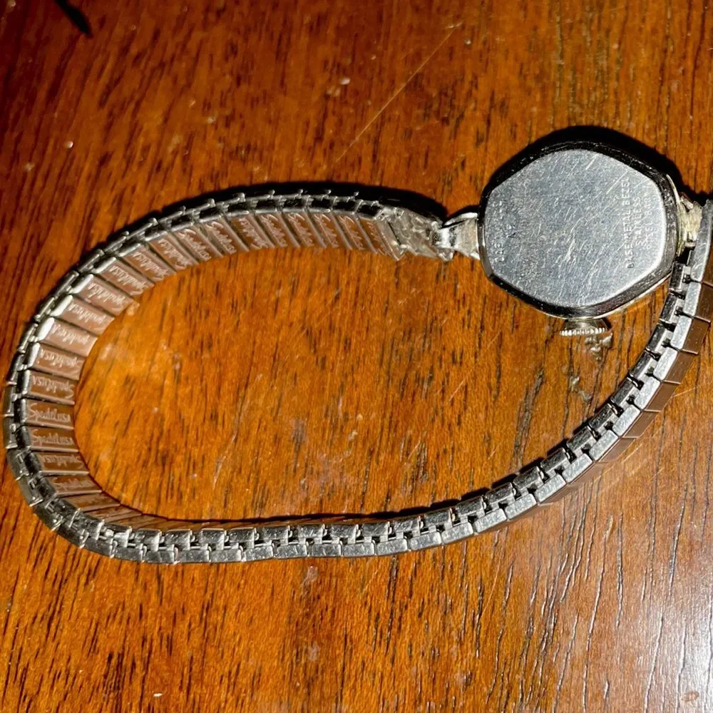 Caravelle Vintage Silver Watch GORGEOUS